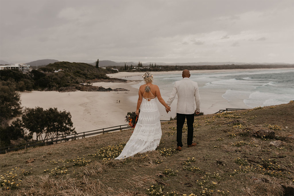 Australian Elopement - Byron Wedding - Boho Bride