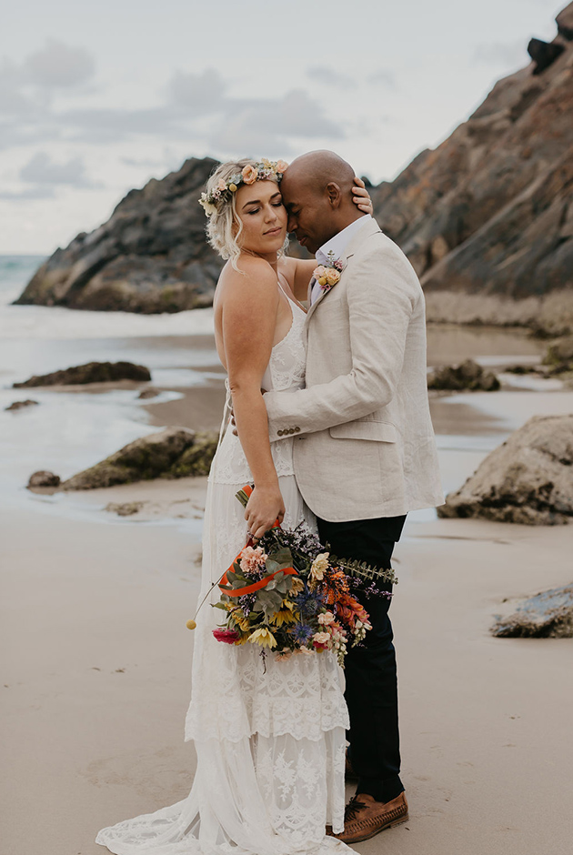 Cabarita Beach Wedding - Alesha & Diniz - Byron Bay Elopement 