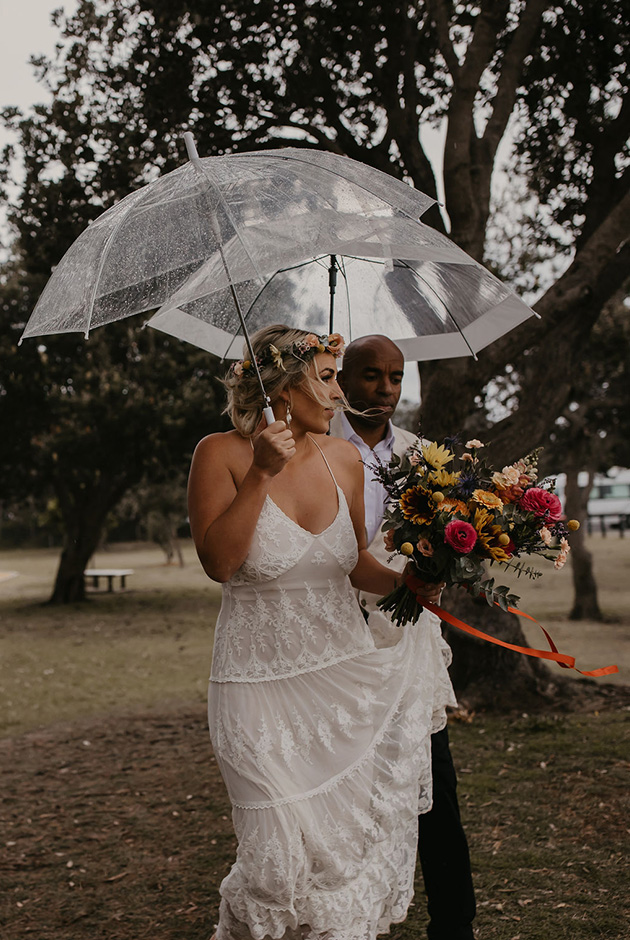 Australian Elopement - Byron Bay Wedding - Wet Weather